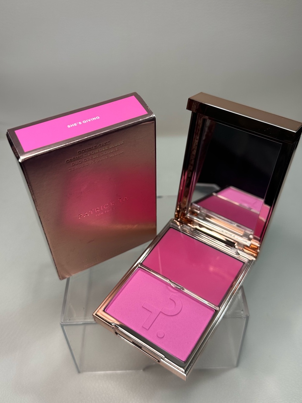 Patrick Ta She’s Giving Double Cheek Duo - Bright Bubblegum Pink